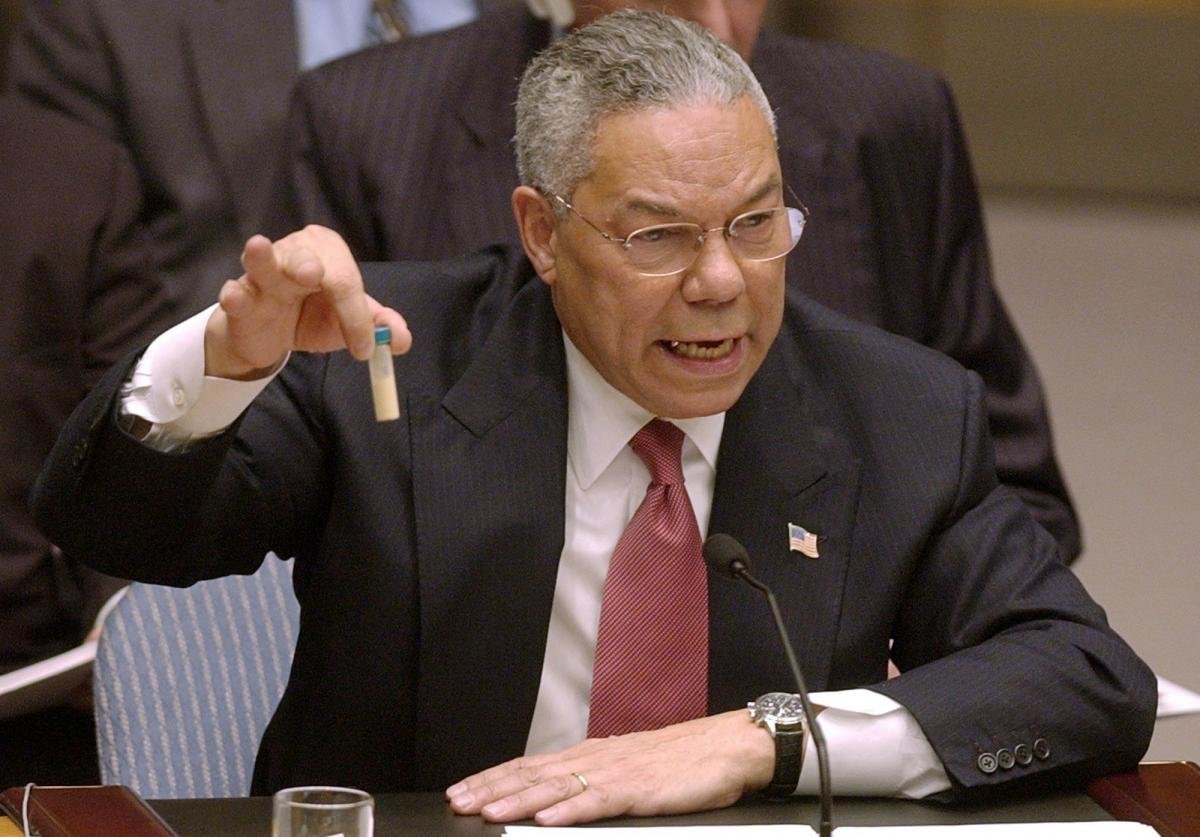 Powell UN anthrax