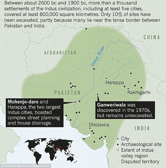 Indus valley map