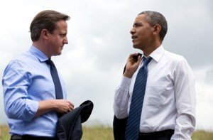 President Barack Obama and British Prime Minister David Cameron