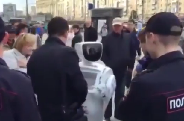Click to enlarge Promobot arrested