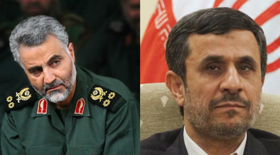  Qassem Soleimani and former President Mahmoud Ahmadinejad