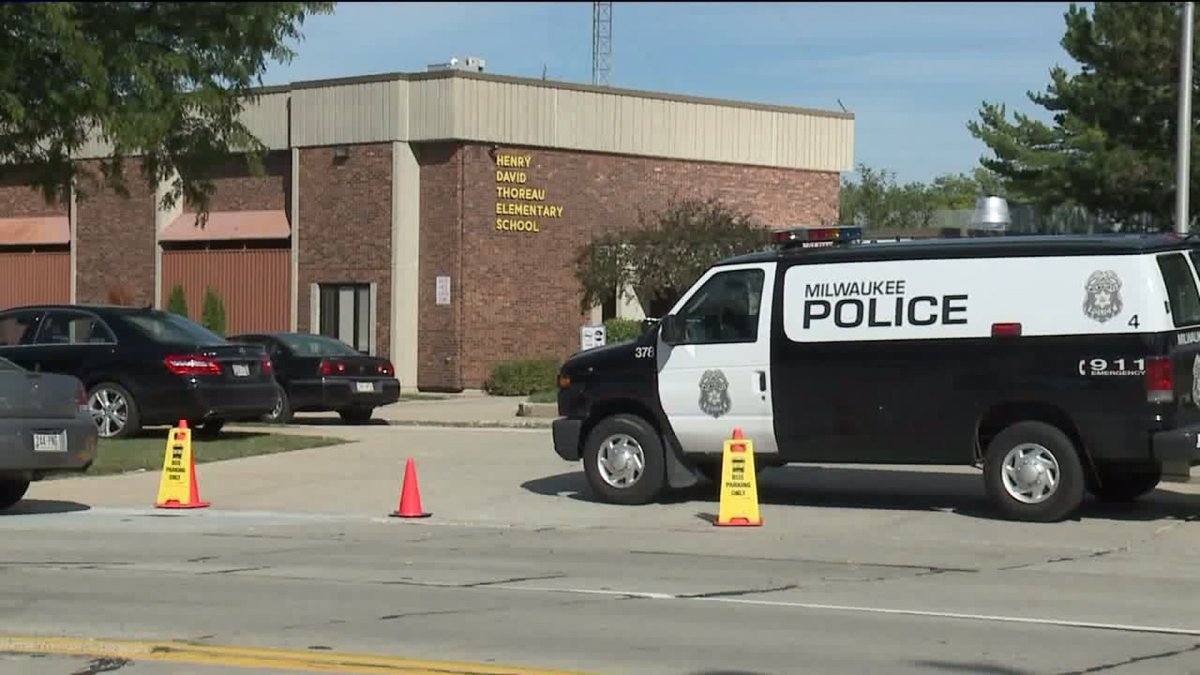 police shooting elementary school milwaukee