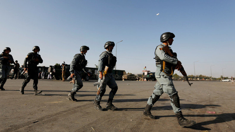 Afghan policemen