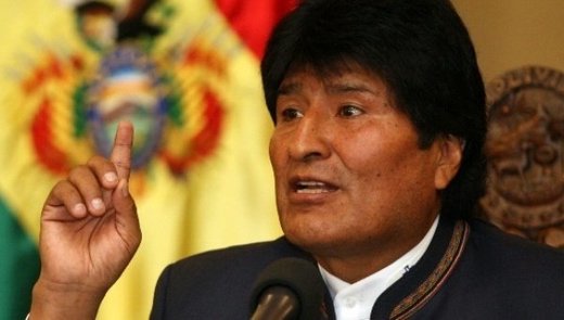 Click to enlarge Evo Morales