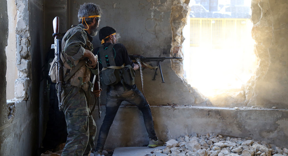Syrian rebel fighters