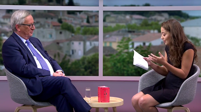 Click to enlarge french blogger interview Juncker
