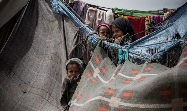 Click to enlarge Yemeni refugee camps