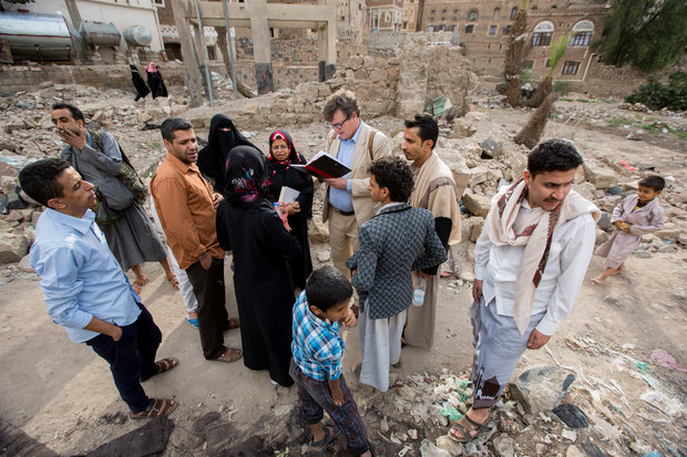 Peter Oborne in Sanaa