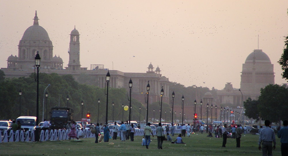 New Delhi skyline