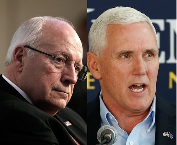 Mike Pence, dickhead cheney