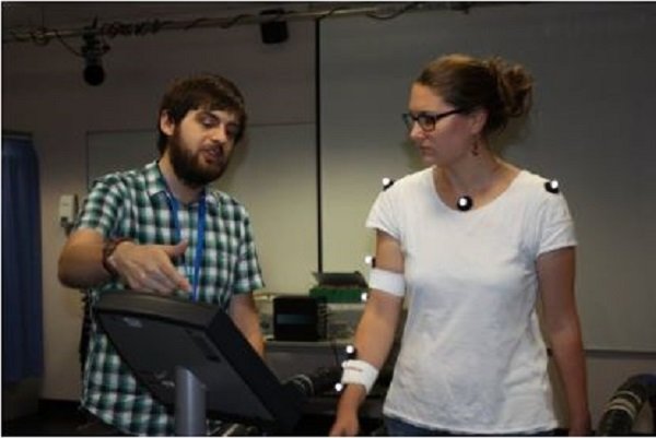 Click to enlarge researcher and subject