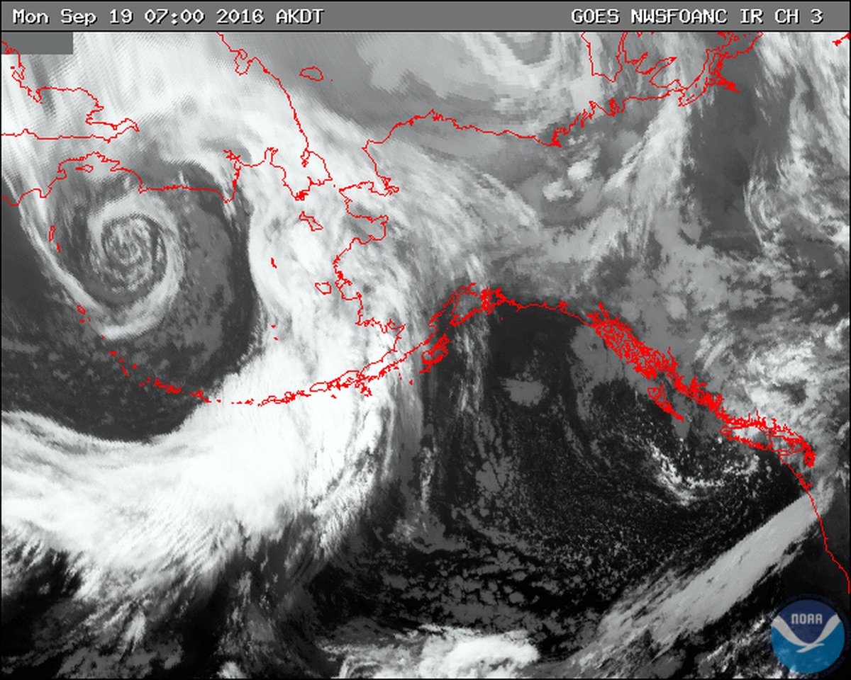 Bering Sea storm