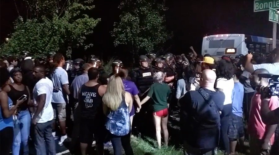 Police protests in Charlotte, NC