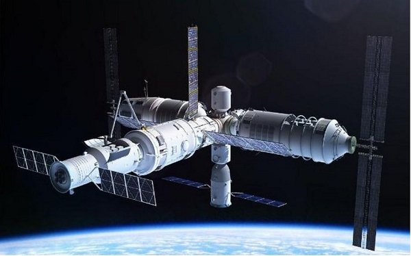 Click to enlarge Tiangong-1 space lab