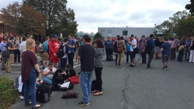Students in a campus of Nova Scotia Community College 