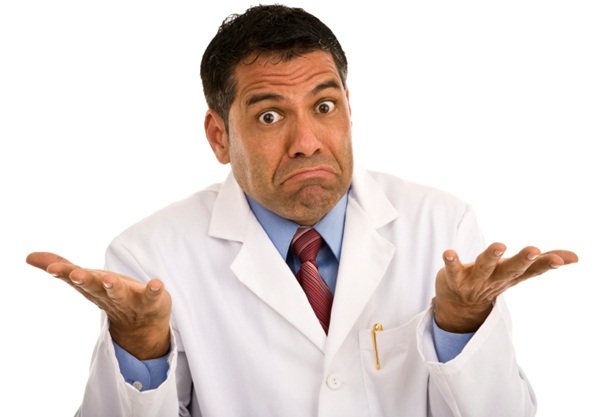 confused doctor