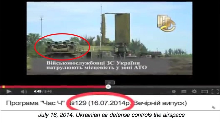 Click to enlarge Ukrainian air defense controls airspace