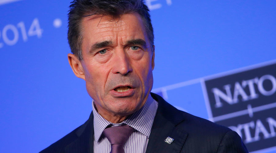 Click to enlarge NATO Secretary-General Anders Fogh Rasmussen