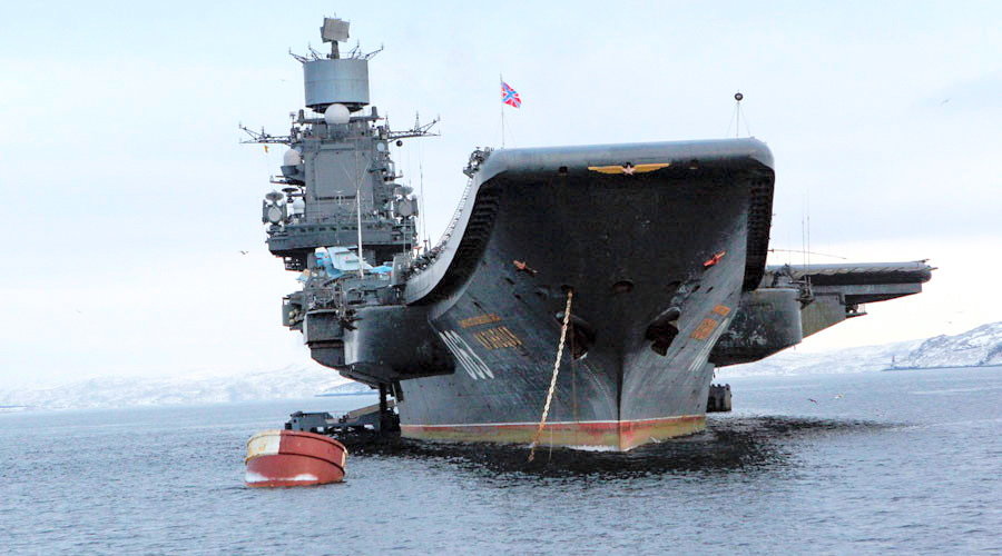 Click to enlarge Admiral Kuznetsov aircraft carrier
