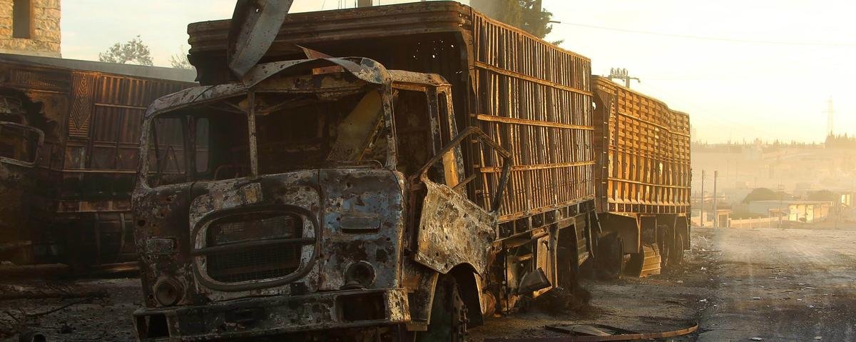 Aid Convey Destroyed
