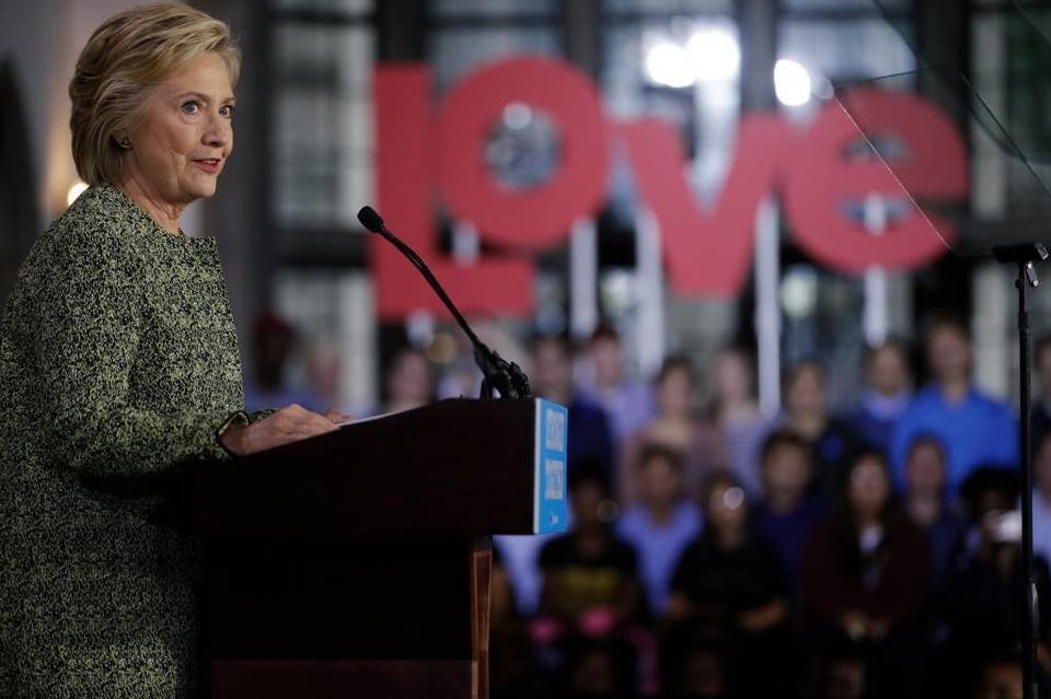 Hillary Clinton speaks