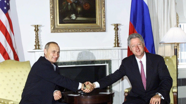 Putin and Clinton