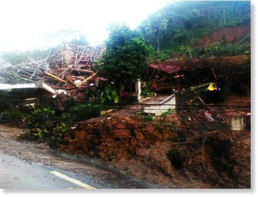 Landslide in Sumedang