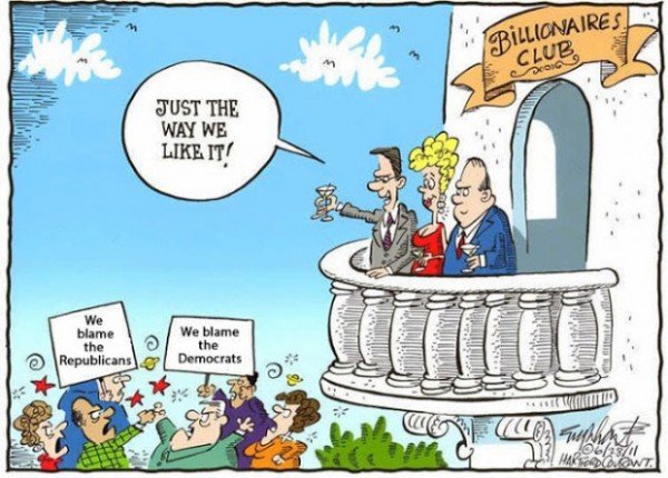 Political cartoon