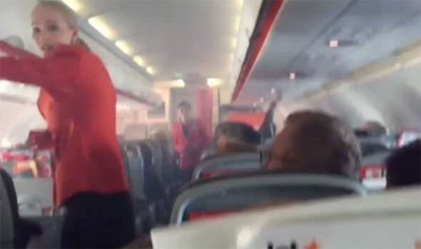 The pilot switched off one of the plane's engines as a precaution