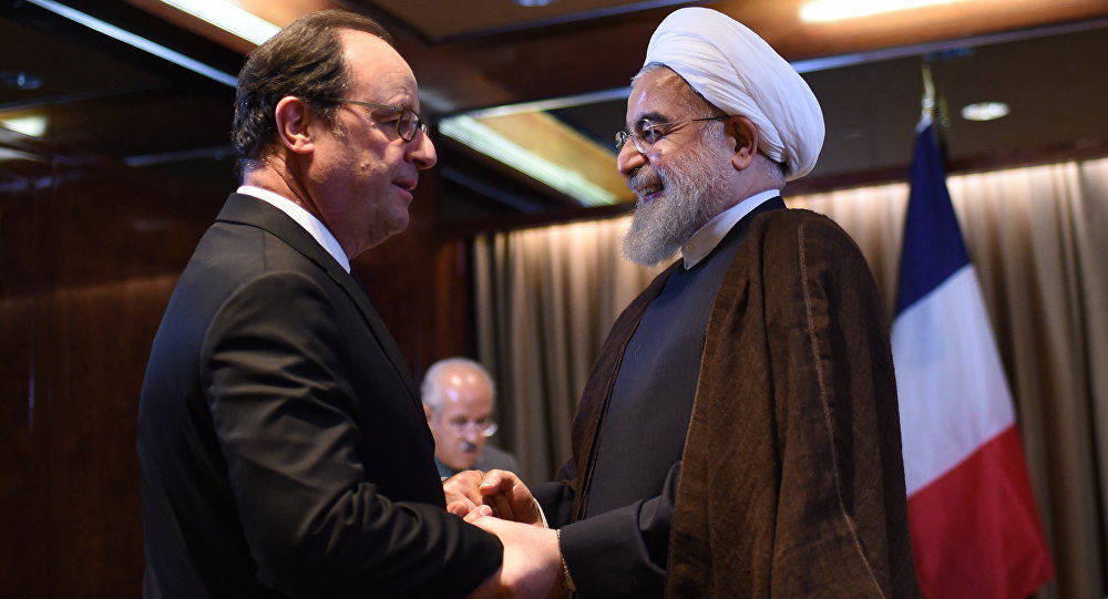 Hollande and Rouhani
