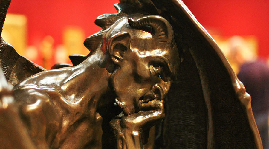 Satan statue