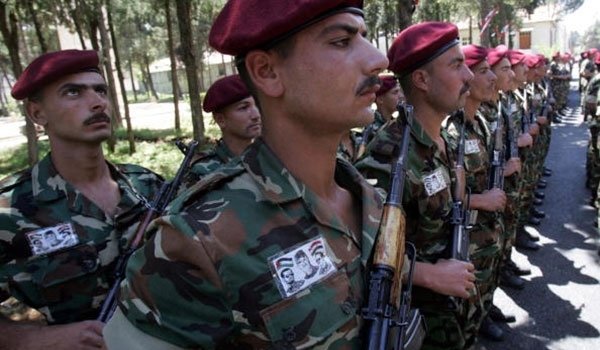 Syrian government troops