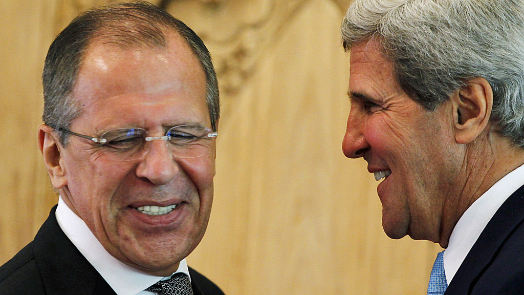 Sergey Lavrov and John Kerry