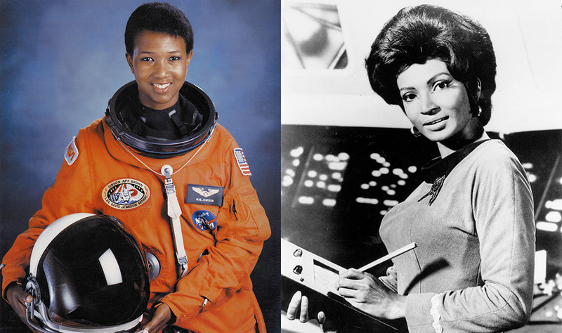 Mae Jemison and Lt. Uhura