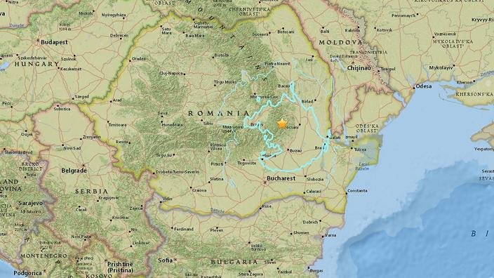 Bucharest, Romania, Earthquake M5.6 September 23 2016