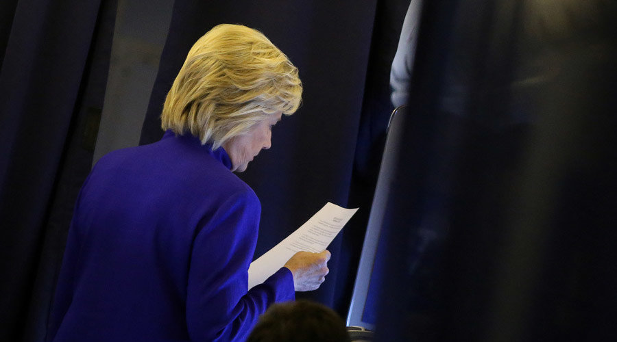 Democratic presidential candidate Hillary Clinton