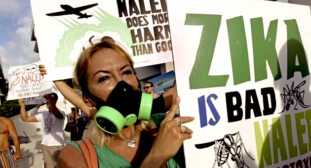 zika protest