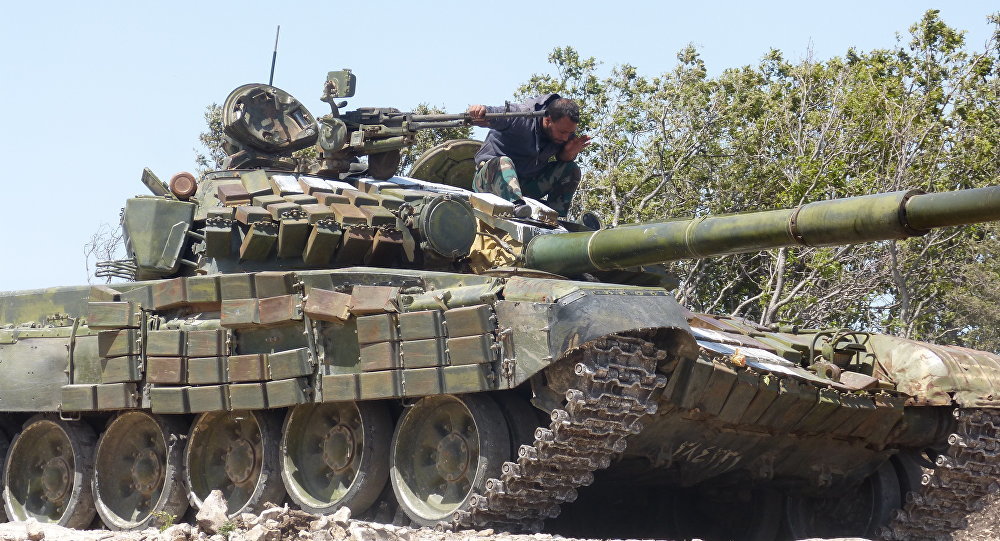 Syrian army tank