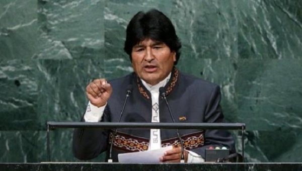 Click to enlarge Evo Morales