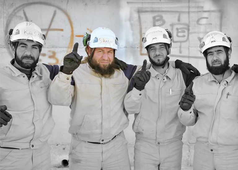 Click to enlarge White Helmets ‘Team’ Photo