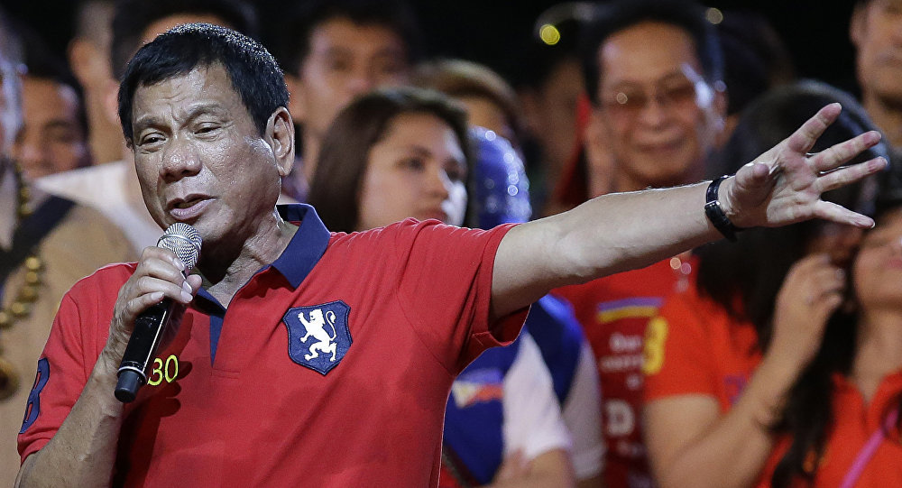 Philippine President Rodrigo Duterte