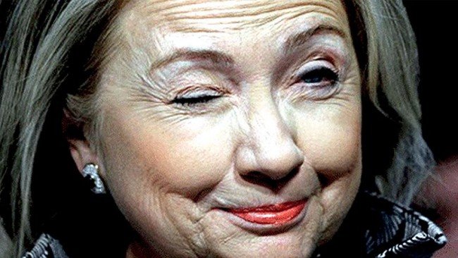 winking hillary