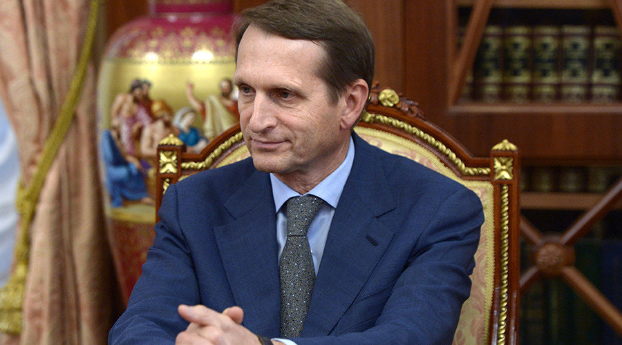 State Duma Speaker Sergey Naryshkin