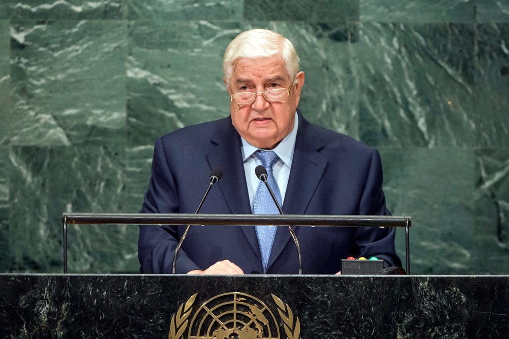 Foreign Minister Walid Al-Moualem