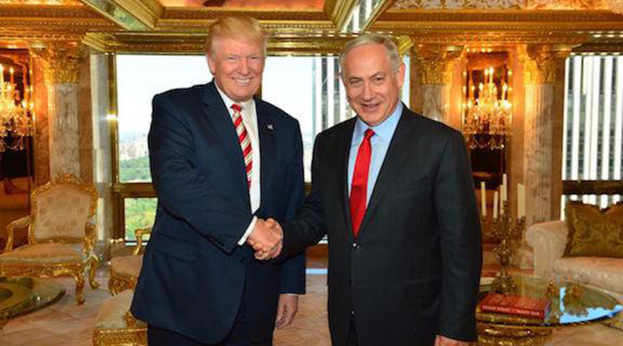 Donald Trump and Benjamin Netanyahu