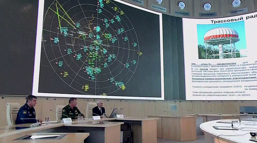 Russian radar control room