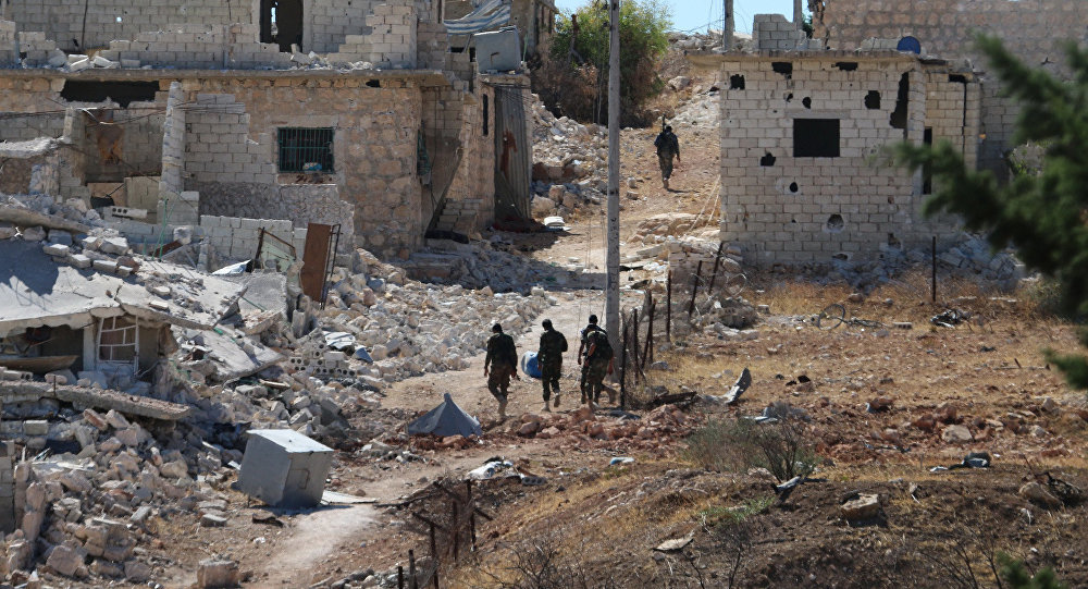 Palestinian Handarat Camp in Aleppo