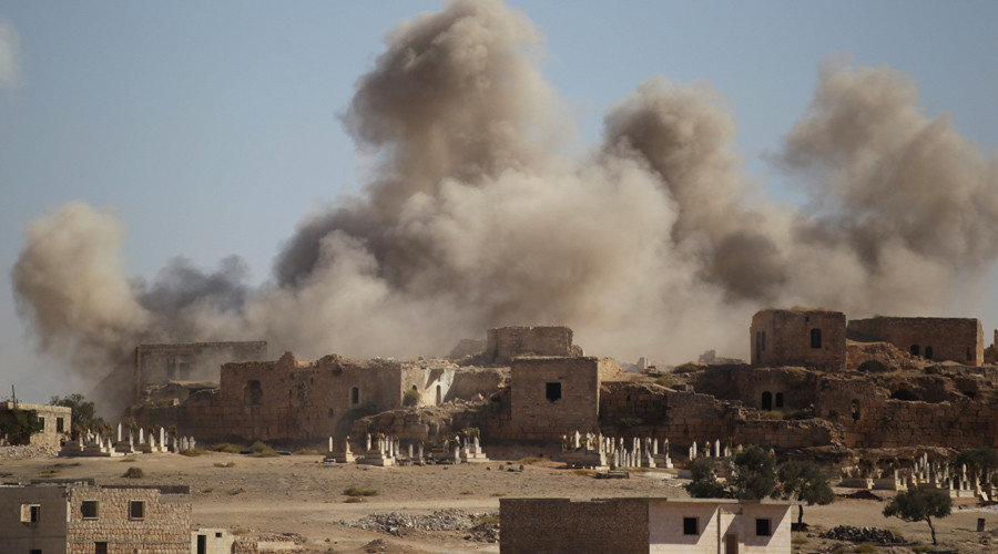 airstrikes in Idlib province, Syria