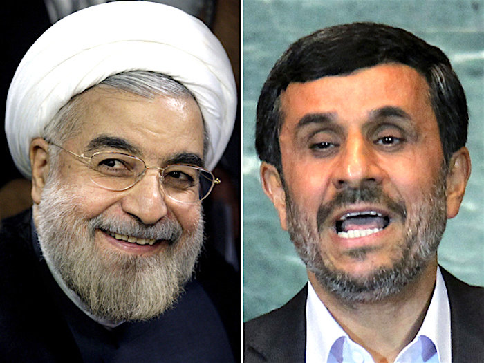 Rouhani Ahmadinejad