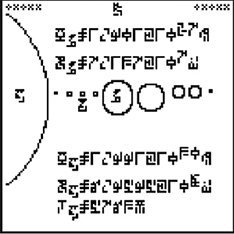 Click to enlarge cosmic call symbol